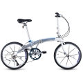 BICI DAHON MU SL 10V PLATA/BLANCA
